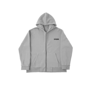 Hoodie Zip Gris